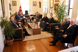 Macaristan İstanbul Başkonsolosu Atilla Pinter ve beraberindeki heyet, Süleymanpaşa Belediyesine