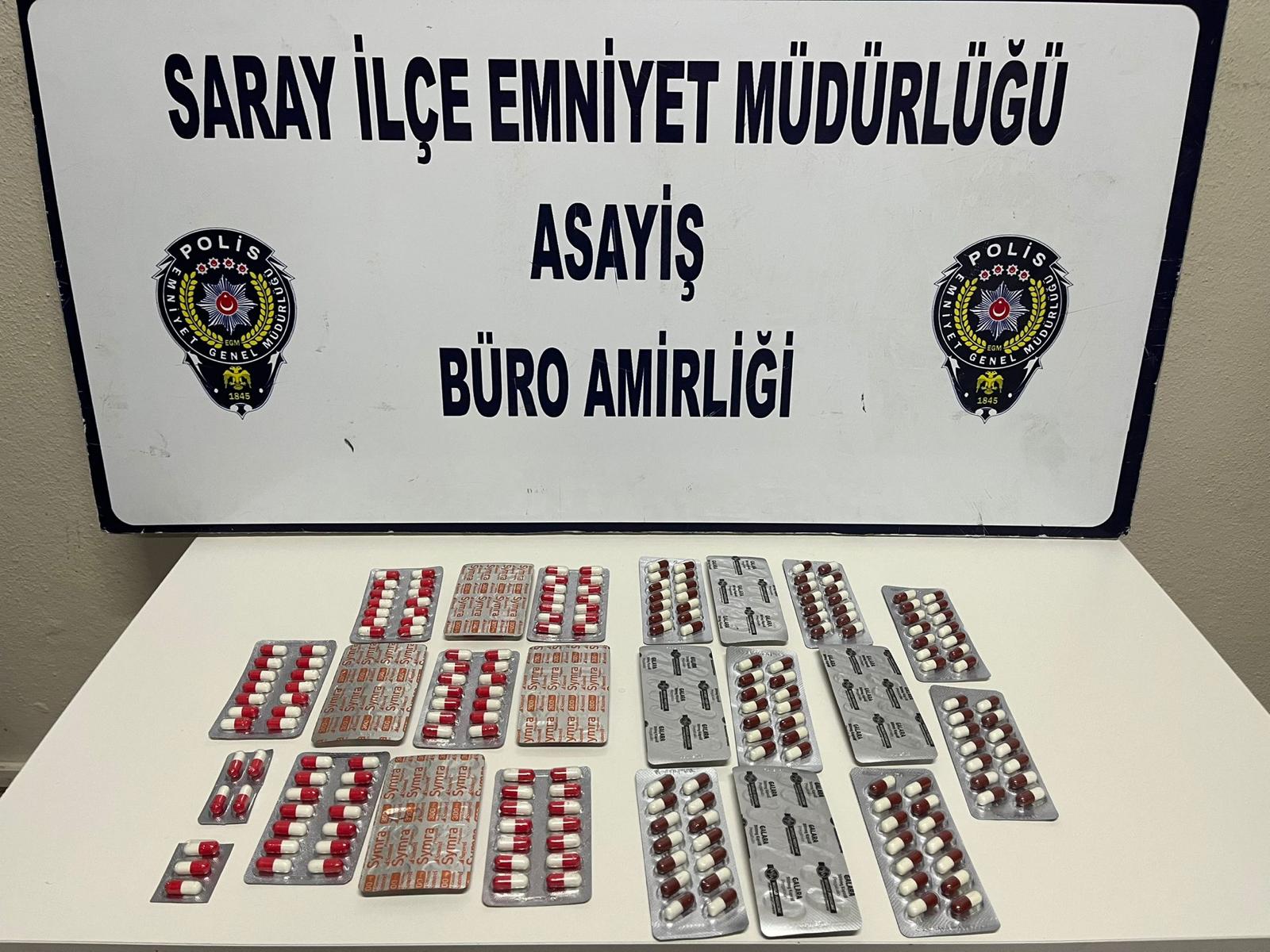 Saray’da Uyuşturucu Operasyonu Tekirdağ İl Emniyet Müdürlüğü ekipler, Saray’da bir evde yaptığı incelemede