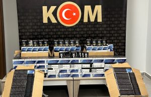 Tekirdağ’ın Süleymanpaşa ilçesinde polis ekipleri tarafından durdurulan bir araçtan 82