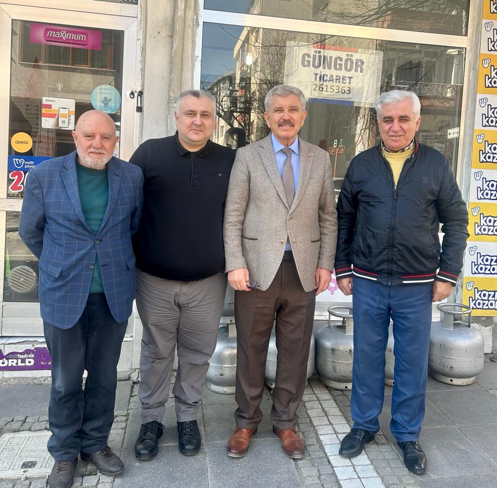Doğan, Esnaf Ziyaretlerini Sürdürüyor Tekirdağ İYİ Parti Tekirdağ Milletvekili Aday Adayı Muzaffer Doğan esnaf
