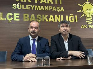 AK Parti Süleymanpaşa Eski İlçe Başkanı Sezai Çetin, geniş bir